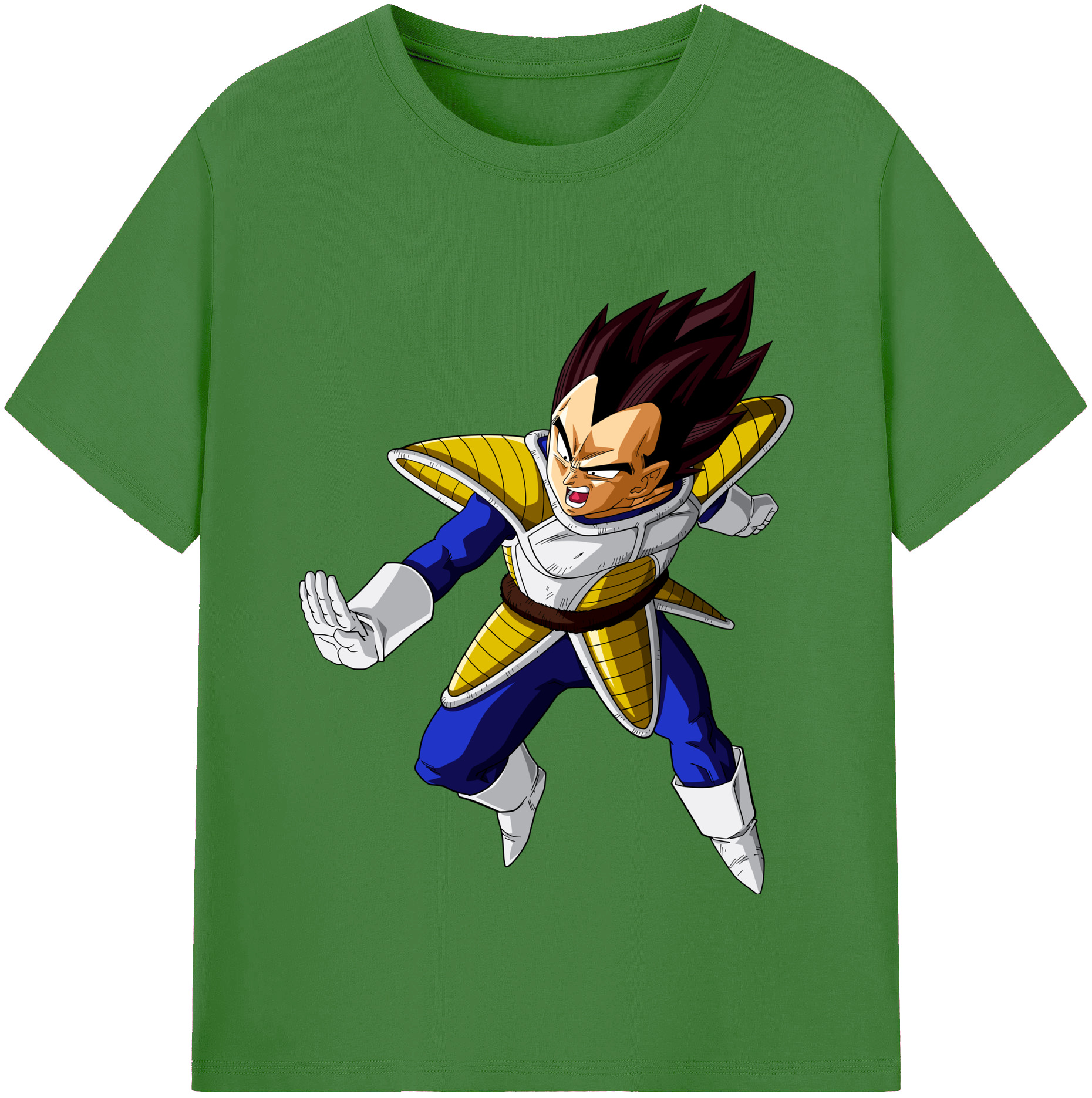 （画像用） ドラゴンボール ベジータ四世（Bejīta Yonsei）DRAGON BALL Vegeta IV レディースカジュアルプリントTシャツ（綿100％）
